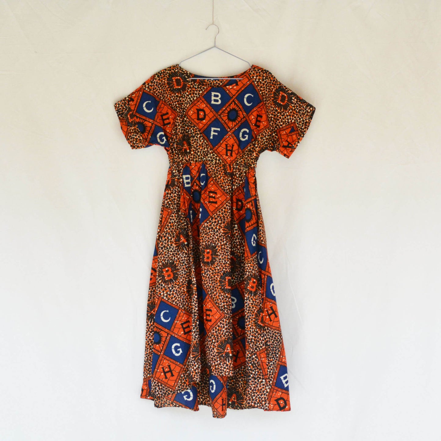 半袖フィッシュテールワンピース