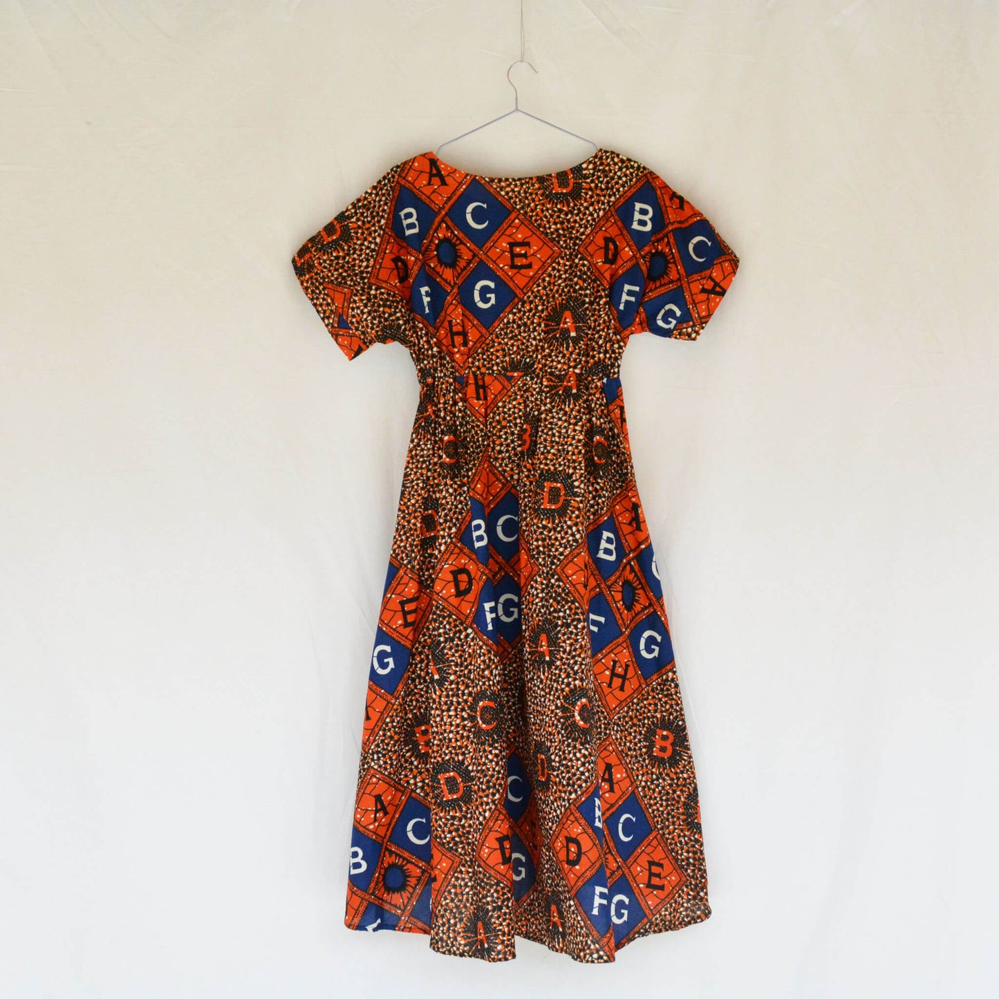 半袖フィッシュテールワンピース